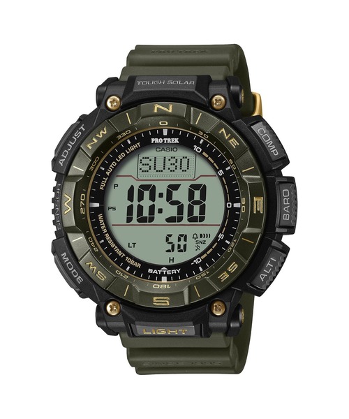 PRO TREK（プロトレック）の「PRO TREK 30th Anniversary Model / PRG-340ANS-3JR（デジタル腕時計・メンズ・グリーン・FREE）」の2枚目の写真