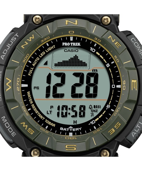 PRO TREK（プロトレック）の「PRO TREK 30th Anniversary Model / PRG-340ANS-3JR（デジタル腕時計・メンズ・グリーン・FREE）」の12枚目の写真