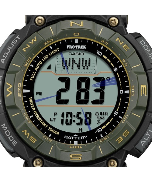 PRO TREK（プロトレック）の「PRO TREK 30th Anniversary Model / PRG-340ANS-3JR（デジタル腕時計・メンズ・グリーン・FREE）」の13枚目の写真