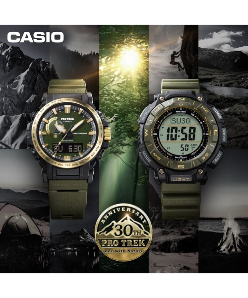 PRO TREK（プロトレック）の「PRO TREK 30th Anniversary Model / PRG-340ANS-3JR（デジタル腕時計・メンズ・グリーン・FREE）」の19枚目の写真