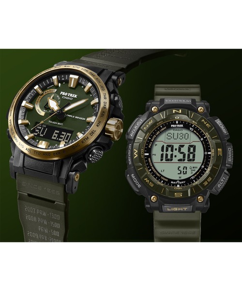 PRO TREK（プロトレック）の「PRO TREK 30th Anniversary Model / PRG-340ANS-3JR（デジタル腕時計・メンズ・グリーン・FREE）」の17枚目の写真