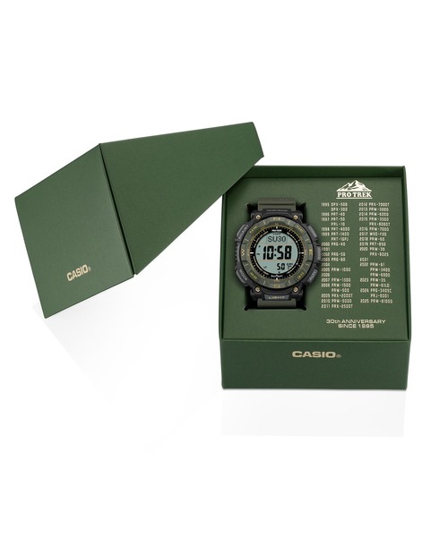 PRO TREK（プロトレック）の「PRO TREK 30th Anniversary Model / PRG-340ANS-3JR（デジタル腕時計・メンズ・グリーン・FREE）」の21枚目の写真
