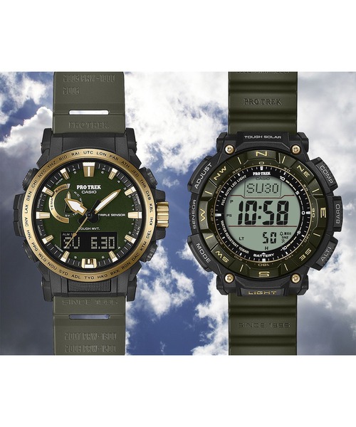 PRO TREK（プロトレック）の「PRO TREK 30th Anniversary Model / PRG-340ANS-3JR（デジタル腕時計・メンズ・グリーン・FREE）」の18枚目の写真