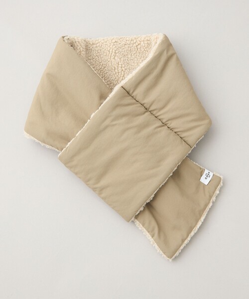 coen（コーエン）の「リバーシブルボアマフラー（マフラー・メンズ・オリーブ/ブラック/ナチュラル・FREE）」の2枚目の写真