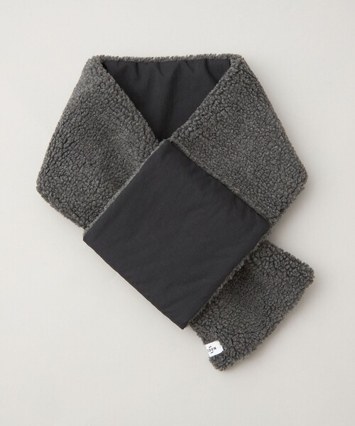 coen（コーエン）の「リバーシブルボアマフラー（マフラー・メンズ・オリーブ/ブラック/ナチュラル・FREE）」の12枚目の写真