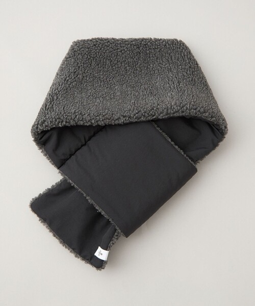 coen（コーエン）の「リバーシブルボアマフラー（マフラー・メンズ・オリーブ/ブラック/ナチュラル・FREE）」の13枚目の写真