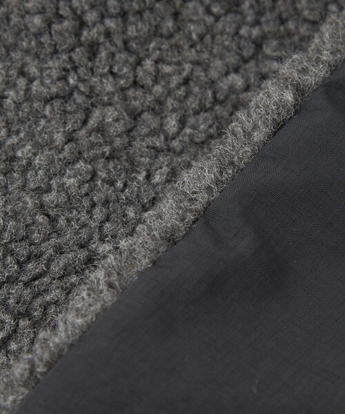 coen（コーエン）の「リバーシブルボアマフラー（マフラー・メンズ・オリーブ/ブラック/ナチュラル・FREE）」の14枚目の写真