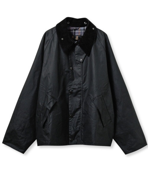 Kinetics(キネティクス)の「Barbour Transport Wax Short Jacket(バブアー トランスポート ワックス ショート ジャケット)(ブルゾン・メンズ・ブラック系・36/38/40/42/34)」の2枚目の写真