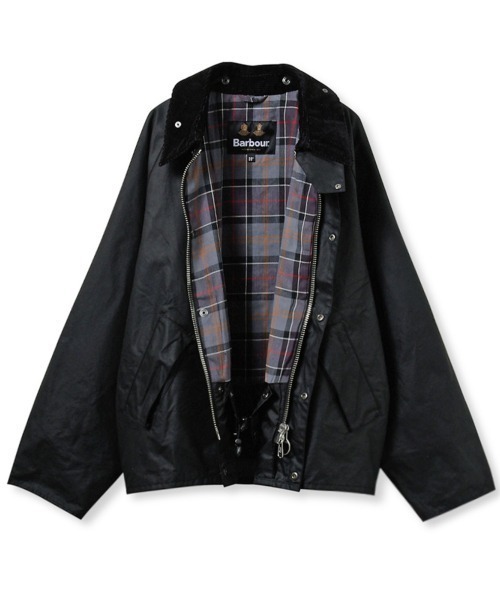 Kinetics(キネティクス)の「Barbour Transport Wax Short Jacket(バブアー トランスポート ワックス ショート ジャケット)(ブルゾン・メンズ・ブラック系・36/38/40/42/34)」の3枚目の写真
