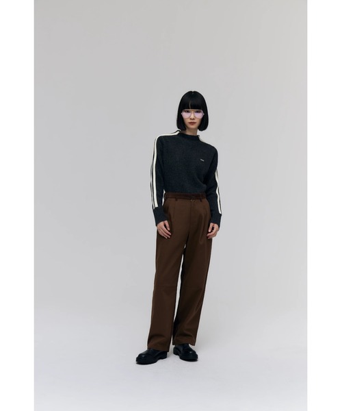 FELICITY(フェリシティ)の「Two Face Tuck Pants(その他パンツ・レディース・アイボリー/ブラウン/ネイビー・1/2)」の18枚目の写真