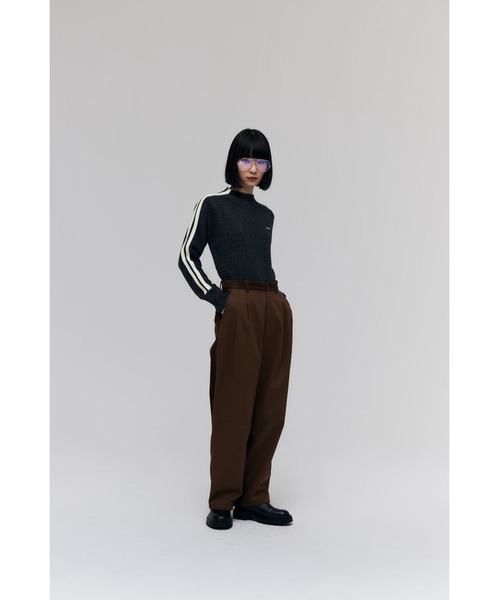 FELICITY(フェリシティ)の「Two Face Tuck Pants(その他パンツ・レディース・アイボリー/ブラウン/ネイビー・1/2)」の20枚目の写真
