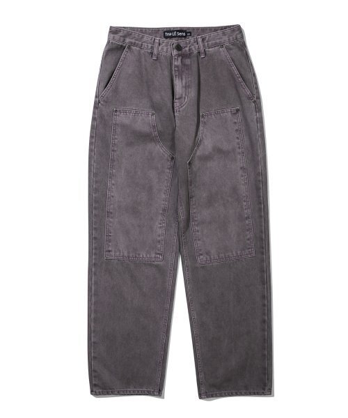 TRIP LE SENS（トリップ ル センス）の「ユニセックスカーペンターカラー デニムパンツ_PURPLE（デニムパンツ・レディース・その他・LARGE/MEDIUM/SMALL）」の2枚目の写真