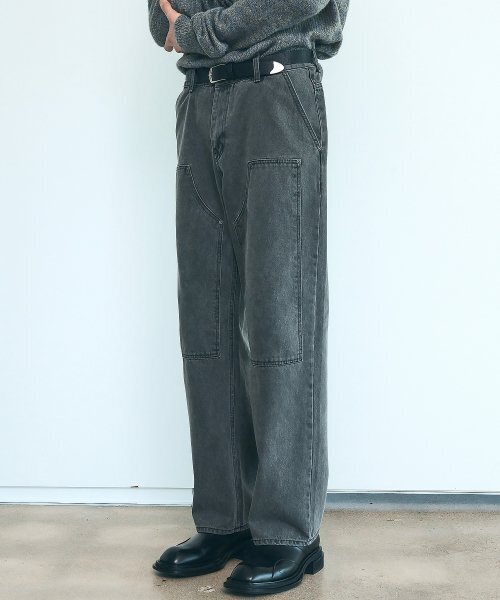 TRIP LE SENS（トリップ ル センス）の「ユニセックスカーペンターカラー デニムパンツ_PURPLE（デニムパンツ・レディース・その他・LARGE/MEDIUM/SMALL）」の4枚目の写真