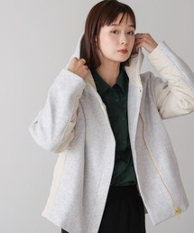 Bou Jeloud | メルトン中綿切替フードジップコート(その他アウター)