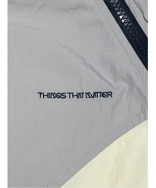 THINGS THAT MATTER（シングス ザット マター）の「× Kappa MULTI COLOR BLOUSON / カッパ  マルチカラーブルゾン（ブルゾン・レディース・ネイビー/イエロー×グレー・FREE）」の8枚目の写真