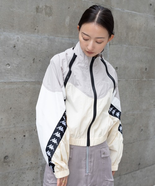 THINGS THAT MATTER（シングス ザット マター）の「× Kappa MULTI COLOR BLOUSON / カッパ  マルチカラーブルゾン（ブルゾン・レディース・ネイビー/イエロー×グレー・FREE）」の20枚目の写真