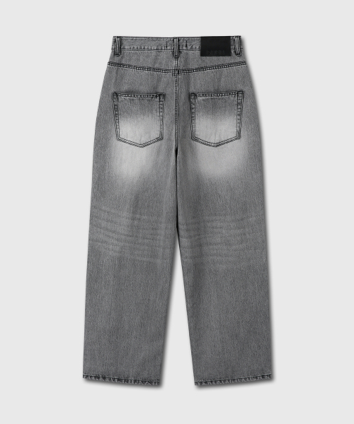 DIVEIN（ダイブイン）の「LOOSED WIDE DENIM PANTS (LIGHT WASHED BLACK)（デニムパンツ・メンズ・その他・0/1/2）」の2枚目の写真