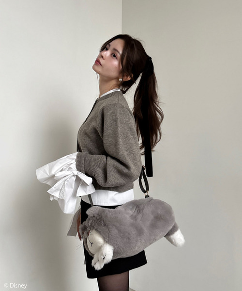 Disney】シンデレラ/ルシファー/ぬいぐるみショルダーバッグ