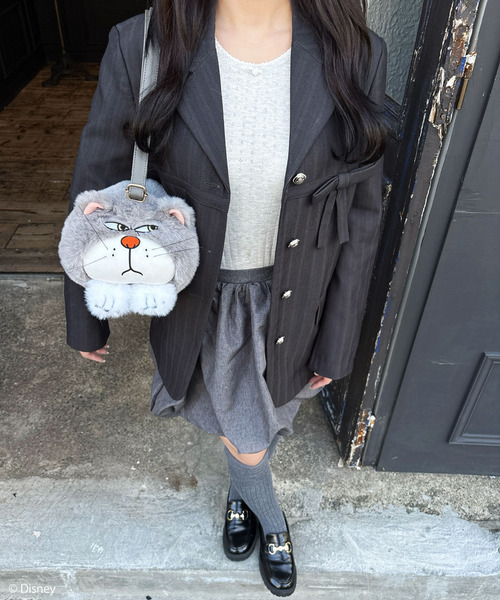 Disney】シンデレラ/ルシファー/ぬいぐるみショルダーバッグ