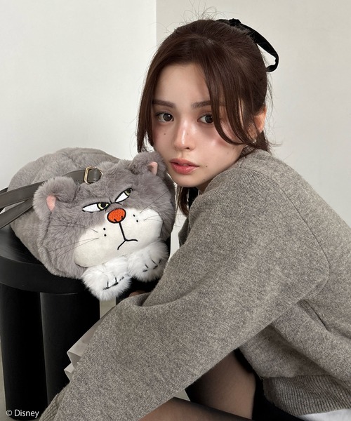 Disney】シンデレラ/ルシファー/ぬいぐるみショルダーバッグ