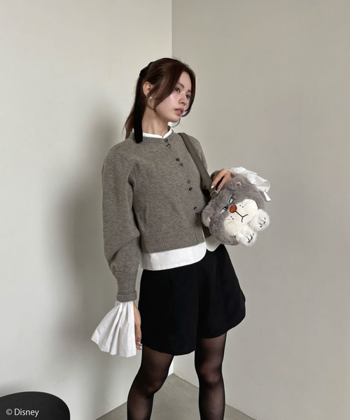 my twilight（マイトワイライト）の「【Disney】シンデレラ/ルシファー/ぬいぐるみショルダーバッグ（ショルダーバッグ・レディース・グレー・FREE）」の15枚目の写真