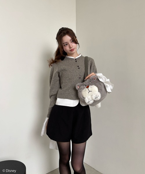 my twilight（マイトワイライト）の「【Disney】シンデレラ/ルシファー/ぬいぐるみショルダーバッグ（ショルダーバッグ・レディース・グレー・FREE）」の16枚目の写真