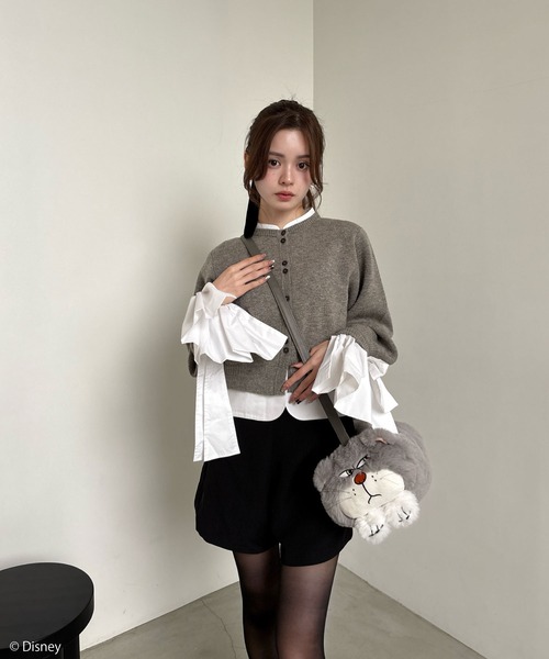 my twilight（マイトワイライト）の「【Disney】シンデレラ/ルシファー/ぬいぐるみショルダーバッグ（ショルダーバッグ・レディース・グレー・FREE）」の19枚目の写真