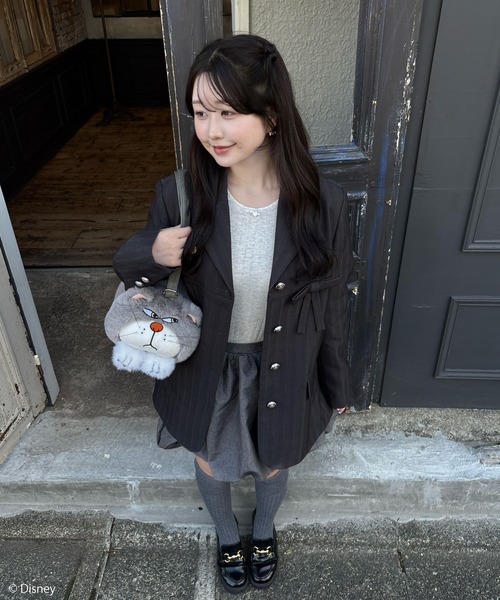 my twilight（マイトワイライト）の「【Disney】シンデレラ/ルシファー/ぬいぐるみショルダーバッグ（ショルダーバッグ・レディース・グレー・FREE）」の8枚目の写真