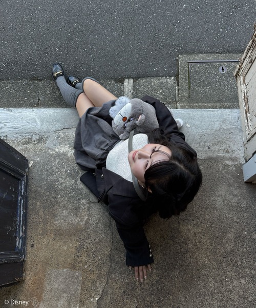 my twilight（マイトワイライト）の「【Disney】シンデレラ/ルシファー/ぬいぐるみショルダーバッグ（ショルダーバッグ・レディース・グレー・FREE）」の9枚目の写真