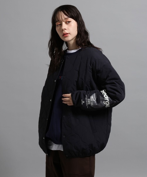 GEORGE'S(ジョージズ)の「キルティングアートブルゾン(ブルゾン・メンズ・カーキ/ブラック・LARGE/MEDIUM)」の2枚目の写真