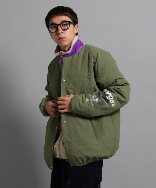 GEORGE'S(ジョージズ)の「キルティングアートブルゾン(ブルゾン・メンズ・カーキ/ブラック・LARGE/MEDIUM)」の18枚目の写真