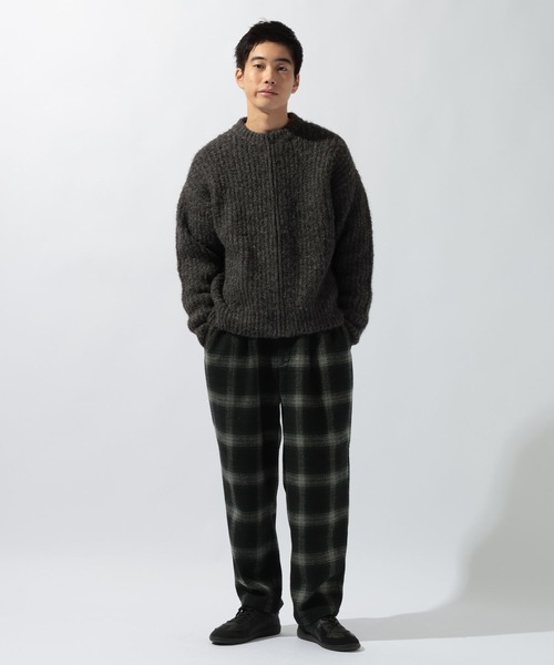 niko and...（ニコアンド）の「両畦クルーネックカーディガン（カーディガン/ボレロ・メンズ・ダークブルー/チャコール・MEDIUM/LARGE）」の3枚目の写真