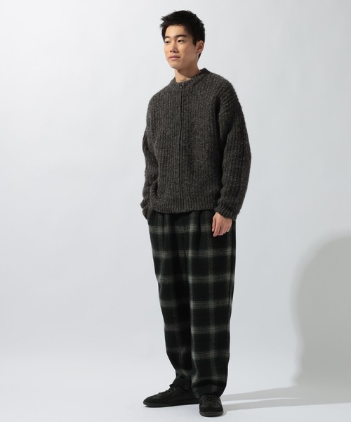 niko and...（ニコアンド）の「両畦クルーネックカーディガン（カーディガン/ボレロ・メンズ・ダークブルー/チャコール・MEDIUM/LARGE）」の4枚目の写真