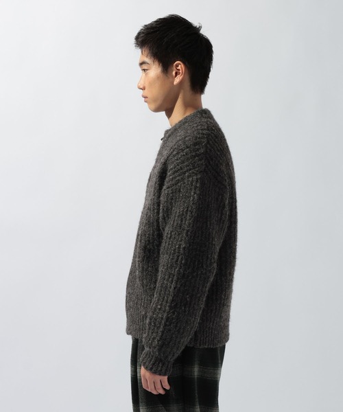 niko and...（ニコアンド）の「両畦クルーネックカーディガン（カーディガン/ボレロ・メンズ・ダークブルー/チャコール・MEDIUM/LARGE）」の10枚目の写真