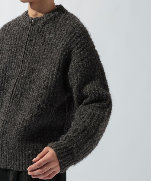 niko and...（ニコアンド）の「両畦クルーネックカーディガン（カーディガン/ボレロ・メンズ・ダークブルー/チャコール・MEDIUM/LARGE）」の14枚目の写真