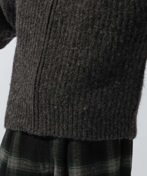 niko and...（ニコアンド）の「両畦クルーネックカーディガン（カーディガン/ボレロ・メンズ・ダークブルー/チャコール・MEDIUM/LARGE）」の15枚目の写真