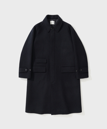 FM FELT BALMACAAN COAT (NAVY)