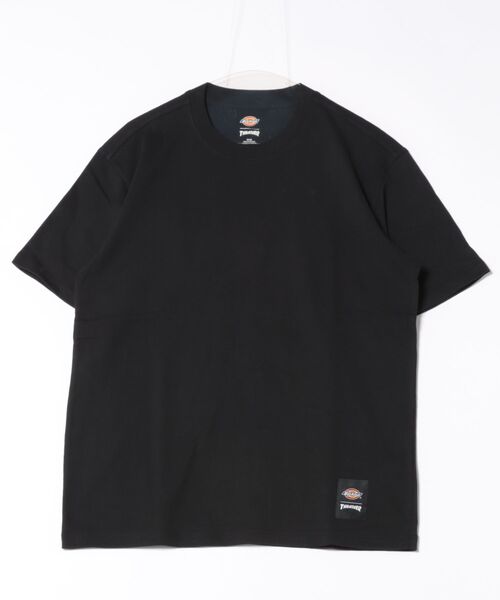 THRASHER（スラッシャー）の「【Dickies x THRASHER(スラッシャー)】Cotton Tee／ロゴTシャツ（Tシャツ/カットソー・メンズ・ホワイト/ブラック・X-LARGE/MEDIUM/LARGE）」の6枚目の写真