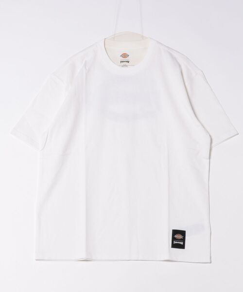 THRASHER（スラッシャー）の「【Dickies x THRASHER(スラッシャー)】Cotton Tee／ロゴTシャツ（Tシャツ/カットソー・メンズ・ホワイト/ブラック・X-LARGE/MEDIUM/LARGE）」の5枚目の写真