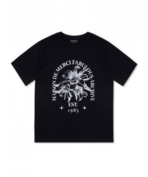 FABULOUS ARCHIVE（ファビュラスアーカイブ）の「ユニセックス ル リス エフェクト ブラー シングル ジャージ 半袖Tシャツ ブラック(FCD2TS601M)（Tシャツ/カットソー）」