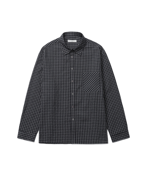 CONNECT KINLOCH（コネクトキンロック）の「ワンポケットルーズフィットチェックシャツ（ネイビー）（シャツ/ブラウス・メンズ・その他・MEDIUM/LARGE/X-LARGE）」の2枚目の写真