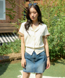 Timeless Short Sleeve Cardigan_ Ivory