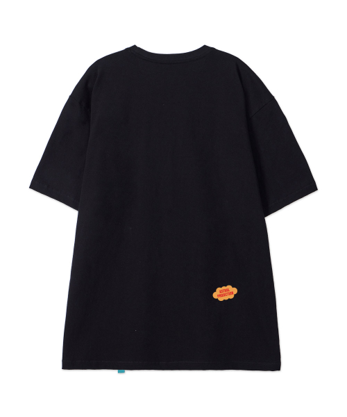 ASTRAL PROJECTION（アストラルプロジェクション）の「[ビヨンドウィズアストラル]コットンルーズフィット半袖Tシャツ_ブラック（Tシャツ/カットソー・メンズ・その他・LARGE/MEDIUM/X-LARGE/XX-LARGE）」の2枚目の写真