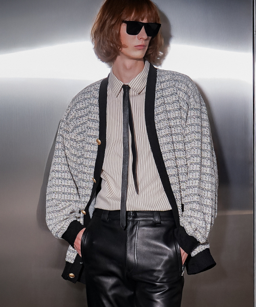 Коттон Blend Brend Buckle oversized кардиган (UNISEX) UTW‑SC05