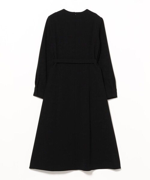 Demi-Luxe BEAMS（デミルクス ビームス）の「【オフィスカジュアル・セレモニー】トリアセ ベルテッド ワンピース（ワンピース・レディース・ブラック/ネイビー・36/38/40）」の13枚目の写真