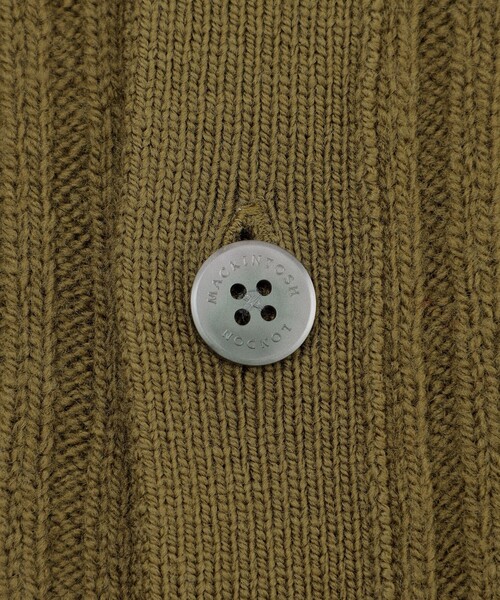 MACKINTOSH LONDON（マッキントッシュ ロンドン）の「アランニットカーディガン（カーディガン/ボレロ・メンズ・ブラック/グリーン系その他3・M/L）」の5枚目の写真