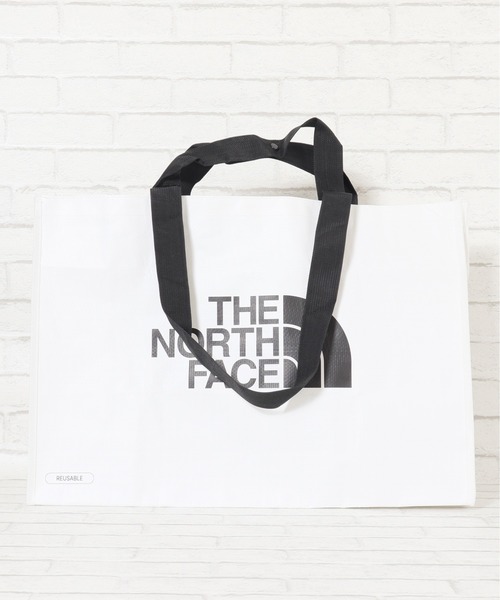 THE NORTH FACE（ザノースフェイス）の「【THE NORTH FACE/ザノースフェイス】ショッパーバッグL(SHOPPER　BAG　L）（エコバッグ/サブバッグ・レディース・ホワイト・ONESIZE）」の4枚目の写真