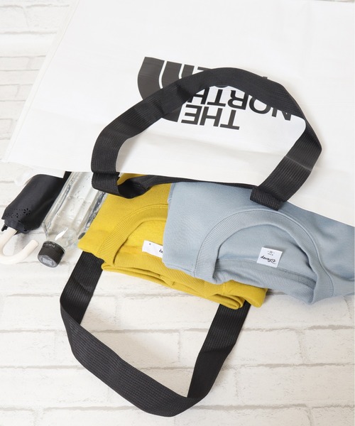 THE NORTH FACE（ザノースフェイス）の「【THE NORTH FACE/ザノースフェイス】ショッパーバッグL(SHOPPER　BAG　L）（エコバッグ/サブバッグ・レディース・ホワイト・ONESIZE）」の5枚目の写真
