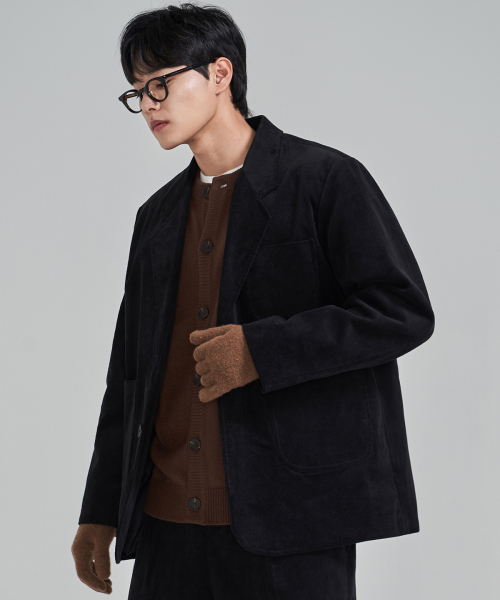 PRAIRIE GINZA(プレリーギンザ)の「コーデュロイブレザー (ブラック)(テーラードジャケット・メンズ・その他・SMALL/MEDIUM/LARGE)」の3枚目の写真