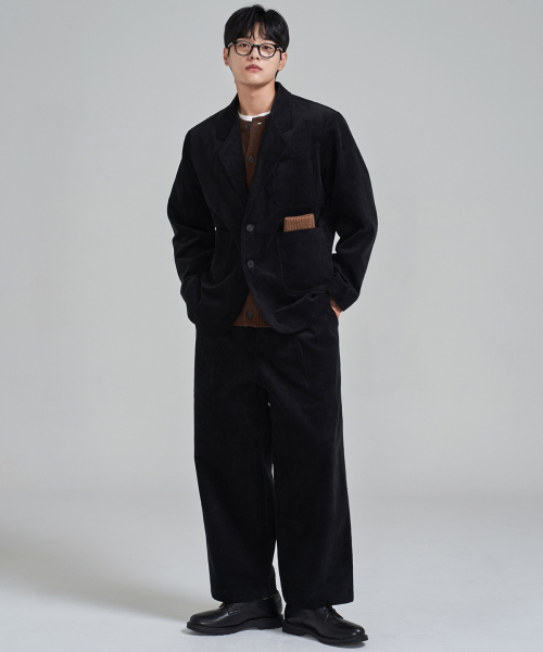 PRAIRIE GINZA(プレリーギンザ)の「コーデュロイブレザー (ブラック)(テーラードジャケット・メンズ・その他・SMALL/MEDIUM/LARGE)」の4枚目の写真